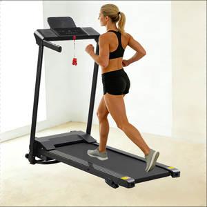 Caminadora Eléctrica Plegable Mini para el Hogar, Equipo de Ejercicio Silencioso, Monitoreo de Frecuencia Cardíaca, Absorción de Impactos, Caminata Aeróbica - Product Image 2