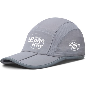 Reflective Folding <b>Cycling</b> Outdoor Sport Hat Unstructured Design Custom Logo Quick Dry Cap for Women and Men - Product Image 1
