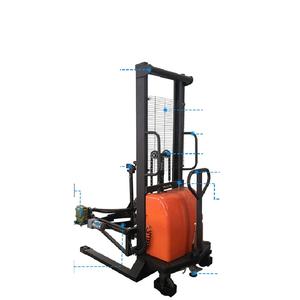 400KG 지게차 전기 또는 수동 스태커 오일 리프터 드럼 리프터 및 틸터 드럼 리프터 전기 오일 드럼 회전 장치 - Product Image 3