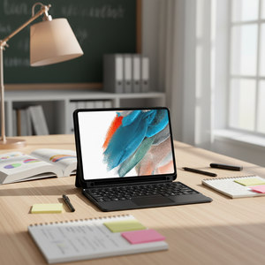 Étui de protection pour tablette <span class=keywords><strong>Samsung</strong></span> Galaxy Tab <span class=keywords><strong>A8</strong></span>, idéal pour l'apprentissage et le dessin, ultra fin, avec support, antichoc - Product Image 1