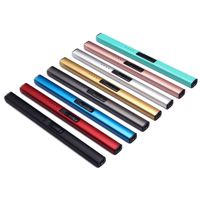 Premium USB C Rechargeable Plasma Candle Lighter Windproof Flameless Electric Lighter Custom Logo Gift Wholesale