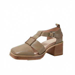 Zapatos Mary Jane Originales Clásicos de Alta Calidad, Marca Personalizada, 100% Cuero Genuino, Tendencia de Moda, Punta Cuadrada, Tacón Bloque, Primavera - Product Image 3