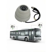 Caméra de bus scolaire thermique DVR vidéo Full HD 1080P WDR à montage mural avant pour usine