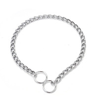 Colliers de dressage pour chien en métal, collier à étranglement pour chiens de petite, moyenne et grande taille, Pitbull, Bulldog, collier en acier inoxydable résistant, collier à glissière pour chien, collier chinois