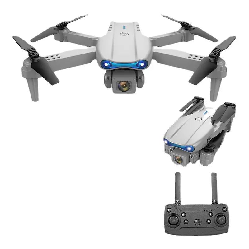 E99pro Drone Fotografi Udara 4K HD, Drone Quadcopter Lipat K3 Remote Control Pintar