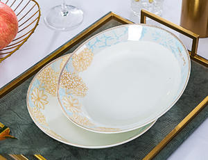 Các Nhà Sản Xuất Bán Buôn Dưới Men Màu Bộ Đồ Ăn Mảnh Bữa Ăn Tối Tấm Súp Bát Gạo - Product Image 5