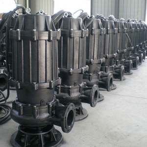 Bomba Sumergible Industrial Vertical de Alta Presión Trifásica Eléctrica para Aguas Residuales con Cortador - Product Image 2