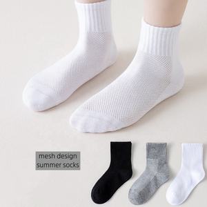 <span class=keywords><strong>Calcetines</strong></span> de algodón de alta calidad unisex para hombre y mujer, talla de color sólido, ligeros, invisibles, diseño de corte bajo, antideslizantes para otoño - Product Image 4