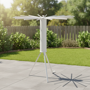 DAYOOH Tendedero de Ropa Metálico Ajustable Tipo Trípode, Plegable, para Interiores y Exteriores, Colgador de Ropa Tipo Pulpo - Product Image 6