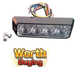 LED Car Strobe Grille Luz Impermeável 12V/<span class=keywords><strong>24V</strong></span> Ice Blue/Âmbar/Vermelho Veículo Piscando Função para Acessórios de Luz Do Carro Universal - Product Image 2