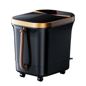 Bañera de pies automática con calefacción y función de masaje, bañera profunda con control táctil, masajeador de pies doméstico de 800W con enchufe. - Product Image 2