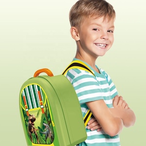 Ensemble de jeu de table en argile colorée 2 en 1, design de sac à dos <span class=keywords><strong>du</strong></span> <span class=keywords><strong>monde</strong></span> des dinosaures, pâte à modeler DIY pour enfants avec accessoires - Product Image 4