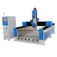 Maquinaria automática de piedra 1325, enrutador CNC de 4 ejes, centro de trabajo, granito, mármol, encimera, fregadero, Agujero recortado