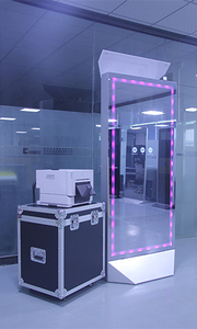 Dễ dàng Giao thông vận tải tháp gương <span class=keywords><strong>DSLR</strong></span> Photo Booth kiosk 72 inch LCD màn hình cảm ứng Monitor Selfie kiosk Photo Booth cho Đảng tổ chức sự kiện - Product Image 4