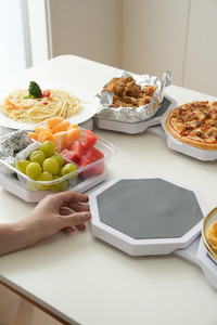 Pigro <span class=keywords><strong>Susan</strong></span> 8 piatto giradischi tavolo da pranzo regolabile per rettangolare lungo e oblungo tavolo - Product Image 3