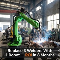 Manipulador de Soldadura Automática de Seis Ejes con Programación Fuera de Línea para Soldadura de Chasis de Camiones y Estructuras de Maquinaria de Ingeniería