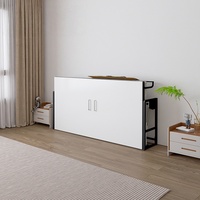 Lit pliant portable multifonctionnel de taille unique au design moderne, mécanisme de lit pliant pour enfants