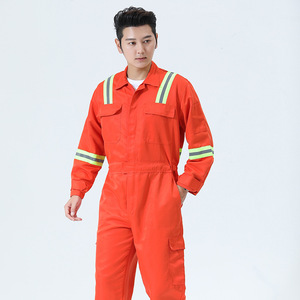 Uniforme <span class=keywords><strong>de</strong></span> <span class=keywords><strong>Trabajo</strong></span> <span class=keywords><strong>de</strong></span> Algodón Ignífugo <span class=keywords><strong>de</strong></span> Alta Visibilidad, <span class=keywords><strong>Ropa</strong></span> <span class=keywords><strong>de</strong></span> <span class=keywords><strong>Trabajo</strong></span> Unisex Reflectante <span class=keywords><strong>de</strong></span> Seguridad para Minería, Petróleo y Gas, Overol FRC - Product Image 3