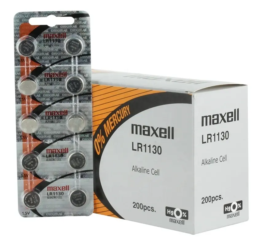 Maxell LR1130 Pile alcaline 189 Blister 10 piles primaires pile de piles maxell