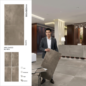 Carreaux en porcelaine émaillée Techno Dark Wood Design 900x1800mm, finition marbre brillant - Product Image 6