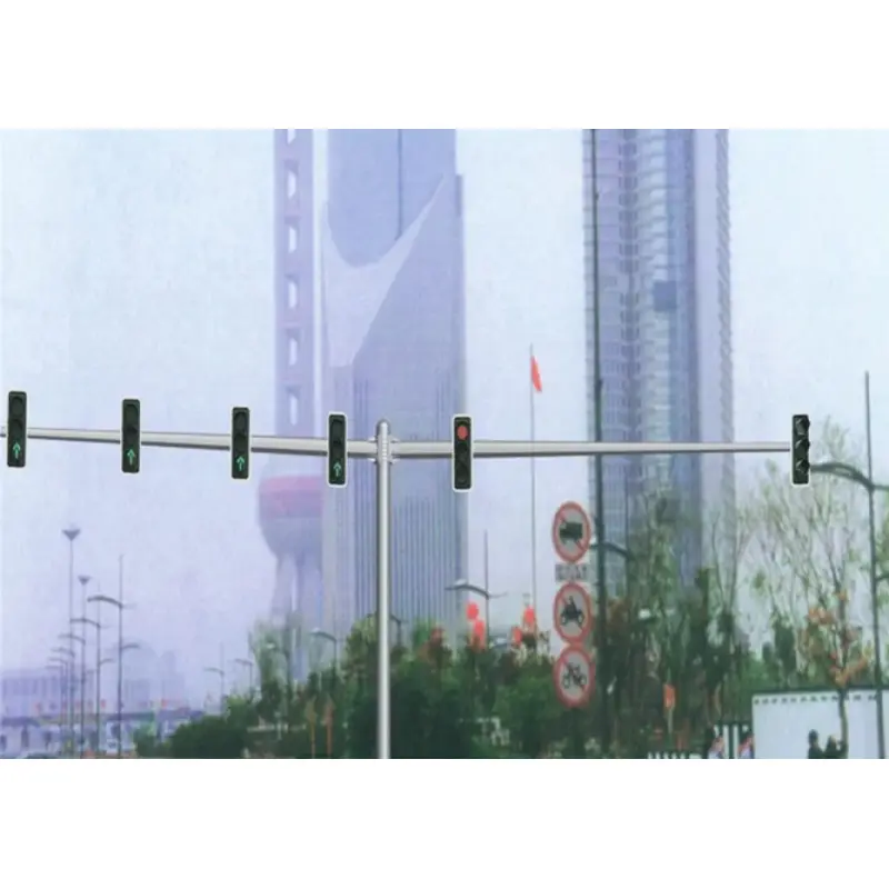 Открытый современный стальной полюс фонарь столб светофорного сигнала