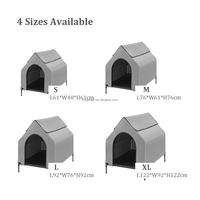 Nichoir surélevé pour chien en tissu Oxford, abri portable pour animaux de compagnie, imperméable et respirant, pour usage extérieur
