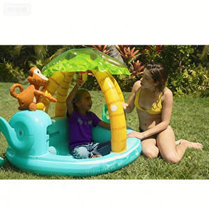 <span class=keywords><strong>Piscina</strong></span> Inflable de PVC para Niños de 1 a 6 Años, <span class=keywords><strong>Piscina</strong></span> de Juguete para Exteriores con Pelotas de Océano, Gruesa - Product Image 3