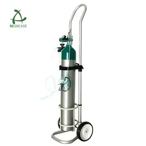 Medical Humidifier Bottle Aluminum Empty Oxygen Cylinder 150bar Oxygen Gas Cylinder Size Portable Oxygen Cylinder System