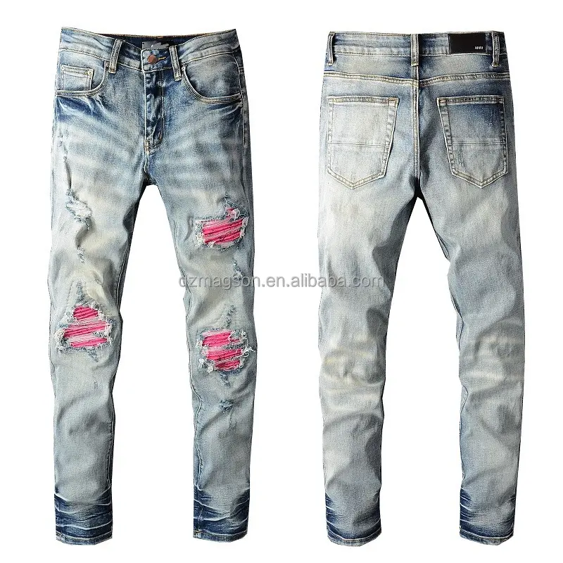 Fashion damaged jeans High Quality China Factory Cheap Price Custom Wholesale European Style Slim Fit Black Friday Sale Jea DSQ2