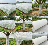 Rouleau de tissu non tissé en PP spunbond personnalisé, résistant aux UV et anti-âge, pour la protection des fruits en agriculture et l'usage extérieur