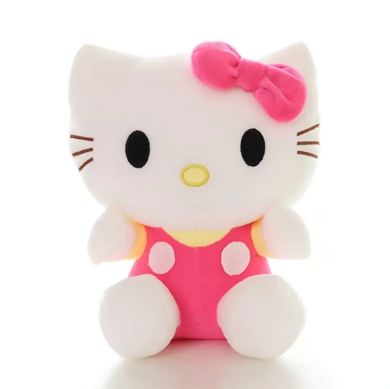 Moq rendah hello mainan mewah agen pengadaan mainan mewah warna merah muda Paskah stuffers kitty