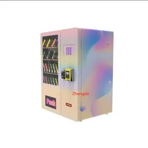 Zhongda 7" touch screen Sweet Snack table mini vending Chocolate Candy Bar vending machine