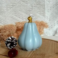 Lilin Aroma Labu Pastel Dekorasi Meja Panen Musim Gugur Thanksgiving Halloween Lilin Aromaterapi Buatan Tangan Grosir