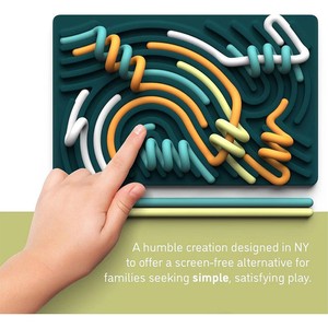 Rompecabezas para niños, tablero de actividad sensorial de silicona, juguete de descompresión de entrenamiento de pensamiento - Product Image 3