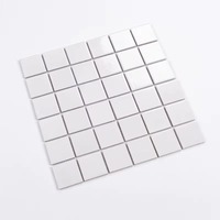 Fournisseur professionnel de mosaïque de carreaux de céramique rustiques en briques de feu carrées pour les murs et sols de piscine, pour les murs intérieurs