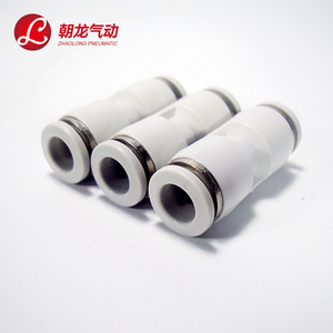 ข้อต่อลมแบบเร็วพลาสติกยี่ห้อ Zhaolong รุ่น EPU 4 6 8 10 12 16 แบบตรง สำหรับการเชื่อมต่อเกลียวมาตรฐานอังกฤษ - Product Image 1