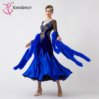 B-23141 personnalisé nouvelle robe de danse de salon standard international robes de danse de salon en soie perlée de haute qualité à vendre
