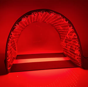 Bantalan terapi lampu merah fleksibel, kubah wajah 5050SMD 3-Chip alas lampu merah untuk menghilangkan rasa sakit tubuh - Product Image 4