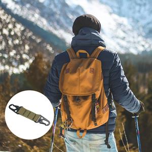 Llavero de cinturón tejido personalizado al por mayor, llavero de nailon multifuncional para mochila con hebilla triangular, llavero de camping, llavero de senderismo en promoción - Product Image 6