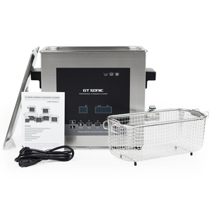 Nouveau Nettoyeur à Ultrasons Industriel Électrique GTSONIC 150W 6L avec Chauffage 300W pour Dégraissage de Pièces Automobiles Métal/Bobine CE/GS - Product Image 4