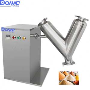 Mezclador de Polvo Tipo V de Acero Inoxidable SUS304 con Agitador de Cinta y Tornillo para Plantas de Fabricación de Detergentes - Product Image 4