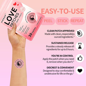 Parche de Libido Personalizado para Marcas de Bienestar y Minoristas en Línea, Solución de Salud Sexual para Mejorar el Apoyo a la <span class=keywords><strong>Intimidad</strong></span> - Product Image 3