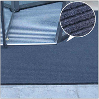 Maßgefertigte Waschbare PET-Material Moderne Kommerzielle Outdoor-Eingangstür-Teppiche Bodenmatten Rutschfest Haustierfreundlich für