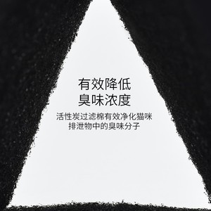 <b>Cat</b> <b>Litter</b> Box Activated Carbon Filter Pad Square Odor Control For <b>Cats</b> - Product Image 2