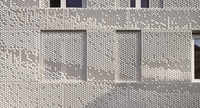Pvdf enduit CNC mur intérieur Alucobond prix revêtement extérieur panneau sandwich en métal perforé ignifuge panneau unique en aluminium