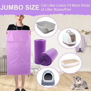 Sacchetti di Plastica Biodegradabili di Alta Qualità con Manico Fustellato, Sacchetti per Rifiuti a Prezzo di Fabbrica, Sacchetti per Spazzatura di Boutique - Product Image 2