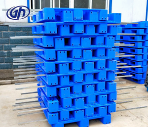 Bán Sỉ <span class=keywords><strong>Pallet</strong></span> Nhựa Hai Mặt Xếp Chồng Nặng Cỡ Lớn Đặt Làm Theo Yêu Cầu Cho Thùng Chứa Hàng Trong Kho - Product Image 5