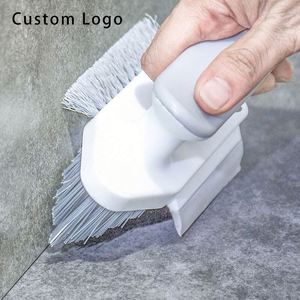 Custom Logo 4 in 1 Large Cleaning <b>Brushes</b> With Ergonomic Handle and Durable Squeegee <b>Scrub</b> <b>Brush</b> for Carpet Bathroom - Product Image 5