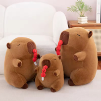 HY7 Nouvelle Peluche Capybara Gourd Sucré Extensible de Dessin Animé, Poupée Célébrité Internet