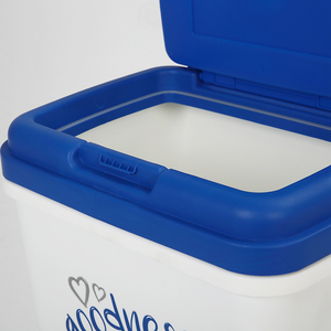 40L /<strong>15KG</strong> Eco-Friendly Airtight Portable Pet <strong>Food</strong> Storage <strong>Container</strong> Flip Top Plastic for <strong>Dogs</strong> Cats Animal Dry <strong>Food</strong> Dispenser Bin - Product Image 6